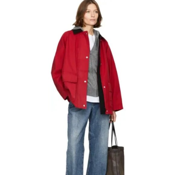 The Row Elodianna Long-Sleeve Cotton Utility Jacket - Picture 3 of 12